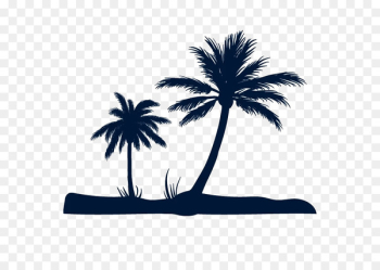 Beach Fundal Euclidean vector - Coconut tree silhouette Beach Fundal Euclidean vector - Coconut tree silhouette