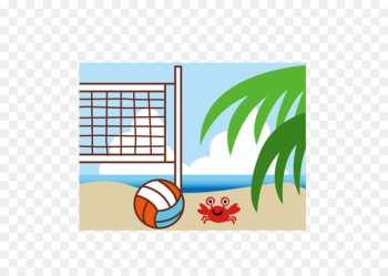 Beach Gratis Volleyball - Cartoon beach Beach Gratis Volleyball - Cartoon beach