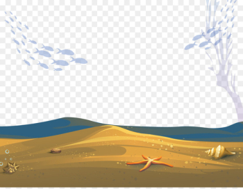 Beach Illustration - Cartoon vector beach Beach Illustration - Cartoon vector beach