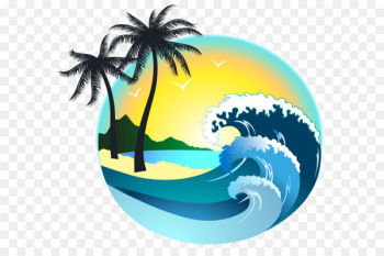 Beach Scalable Vector Graphics Clip art - Summer Sea Decor PNG Clipart Image 