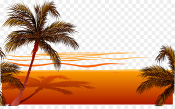 Beach Sunset Clip art - Vector beach Beach Sunset Clip art - Vector beach