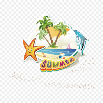 Beach Travel Vacation Illustration - Beach Holiday Beach Travel Vacation Illustration - Beach Holiday