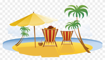 Beach Vacation Seaside Resort Travel - Seaside Cartoon Png