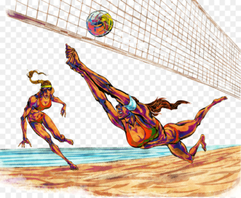 Beach volleyball - Beach volleyball player Beach volleyball - Beach volleyball player