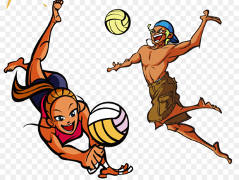 Beach volleyball Drawing - Cartoon beach volleyball Beach volleyball Drawing - Cartoon beach volleyball