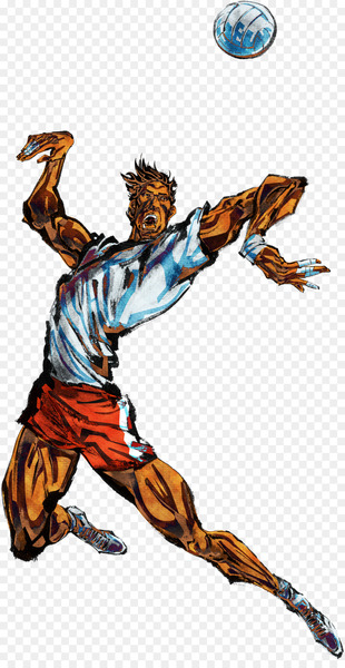 Beach volleyball Volleyball player Football player - Volleyball player character 