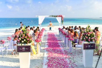 Beach Wedding Ceremony during Daytime Beach Wedding Ceremony during Daytime