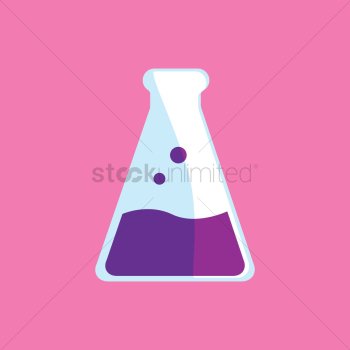 Beaker with chemical Beaker with chemical
