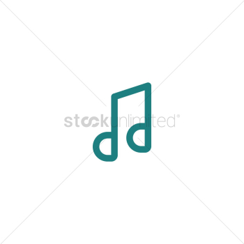 Beam musical note icon Beam musical note icon