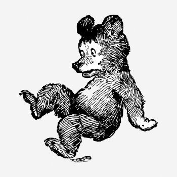 Bear cub hand drawn illustration. | Free Photo - rawpixel Bear cub hand drawn illustration. | Free Photo - rawpixel