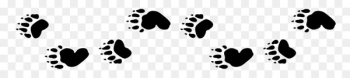 Bear, Moose, Animal Track, Paw, Blackandwhite PNG Bear, Moose, Animal Track, Paw, Blackandwhite PNG