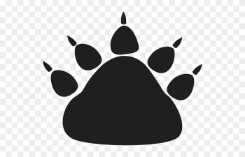 Bear Paw Clipart Black And White - Bear Paw Clipart Black And White Bear Paw Clipart Black And White - Bear Paw Clipart Black And White