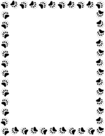 Bear Paw Print Border PNG - DLPNG.com Bear Paw Print Border PNG - DLPNG.com