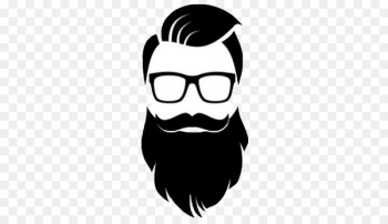 Beard Art Face Logo - Beard 