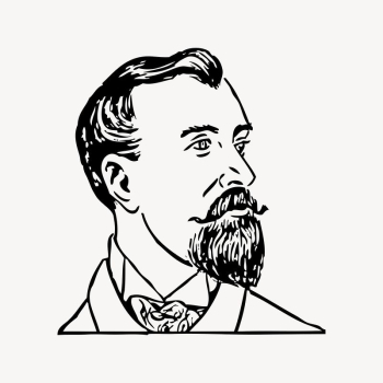 Bearded man clipart, vintage illustration | Free Vector Illustration - rawpixel Bearded man clipart, vintage illustration | Free Vector Illustration - rawpixel