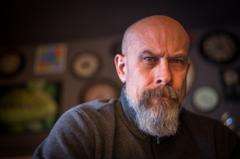 Bearded Man Wearing Gray Sweatshirt Bearded Man Wearing Gray Sweatshirt