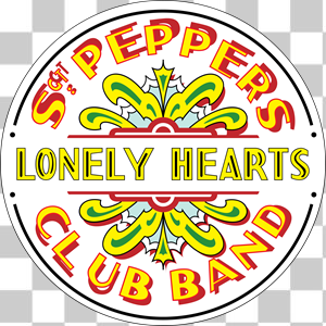 Beatles: Sgt Pepper's Lonely Hearts Club Band Logo Vector Beatles: Sgt Pepper's Lonely Hearts Club Band Logo Vector
