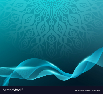 beautiful and elegant smooth wave mandala