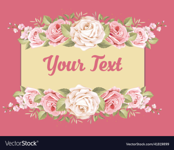 beautiful banner floral leaves template beautiful banner floral leaves template