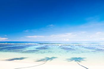Beautiful beach with blue sky Beautiful beach with blue sky