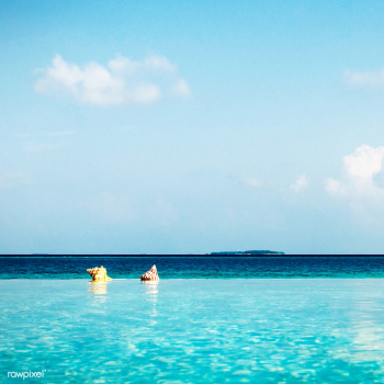 Beautiful blue sea | Free stock photo - 55629
