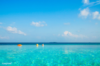 Beautiful blue sea | Free stock photo - 55633