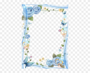 Beautiful Blue Transparent Photo Frame - Beautiful Borders And Frames For Projects Beautiful Blue Transparent Photo Frame - Beautiful Borders And Frames For Projects