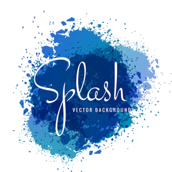 Beautiful blue watercolor splash background Beautiful blue watercolor splash background