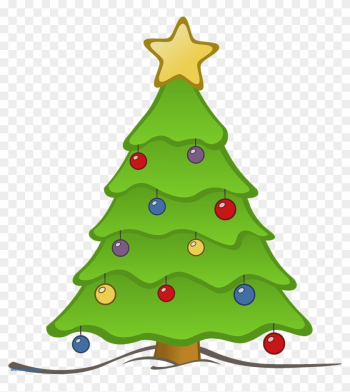 Beautiful Christmas Tree Images Clip Art Black And - Christmas Tree Clipart Transparent Background