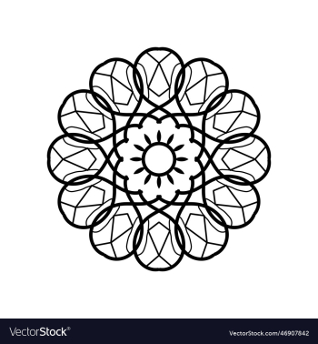 beautiful floral mandala design