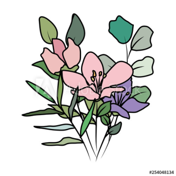 beautiful flowers decorative icon beautiful flowers decorative icon