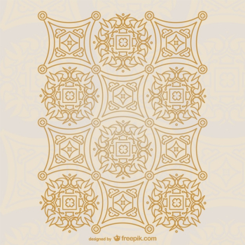 Beautiful golden ornament Beautiful golden ornament