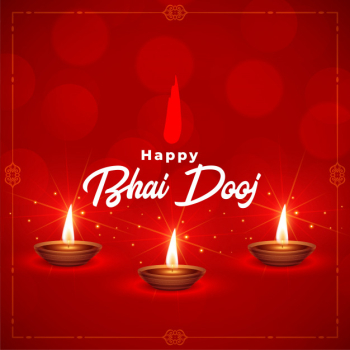 Beautiful happy bhai dooj indian festival illustration Free Vector Beautiful happy bhai dooj indian festival illustration Free Vector