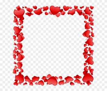 Beautiful Heart Frame, Beautiful Heart Vector, Heart - Love Heart Frame Png