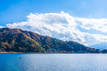 Beautiful landscape around lake kawaguchiko Beautiful landscape around lake kawaguchiko