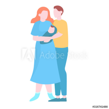 Beautiful mother and farther holding little baby Beautiful mother and farther holding little baby