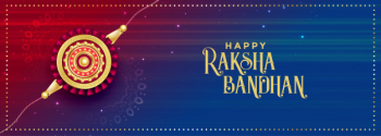 Beautiful raksha bandhan festival banner Free Vector Beautiful raksha bandhan festival banner Free Vector