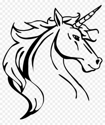 Beautiful Unicorn Line Drawing Head Commission Art - Unicorn Head Line Drawing Beautiful Unicorn Line Drawing Head Commission Art - Unicorn Head Line Drawing