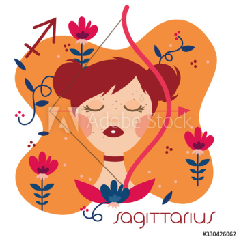 beautiful woman with sagittarius zodiac sign beautiful woman with sagittarius zodiac sign