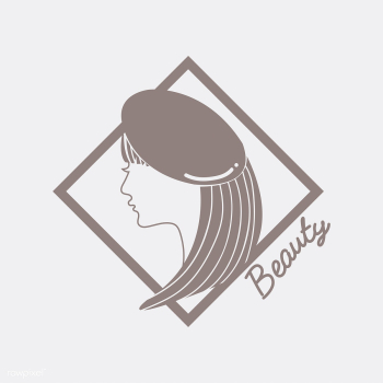 Beauty and hair salon logo vector | Free stock vector - 519225