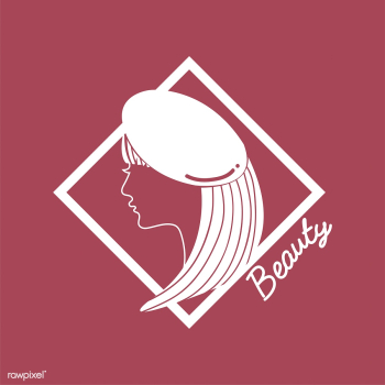Beauty and hair salon logo vector | Free stock vector - 519245