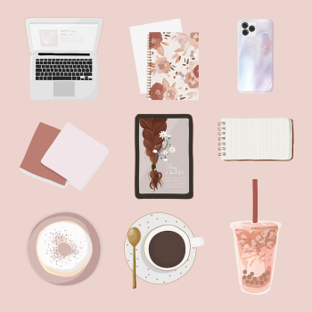 Beauty blogger essentials sticker, pink | Free PSD Illustration - rawpixel Beauty blogger essentials sticker, pink | Free PSD Illustration - rawpixel
