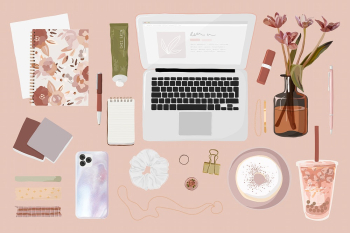 Beauty blogger essentials sticker, pink | Free PSD Illustration - rawpixel Beauty blogger essentials sticker, pink | Free PSD Illustration - rawpixel