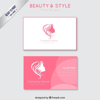 Beauty business card Beauty business card