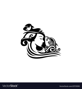 Beauty logo template vector image Beauty logo template vector image