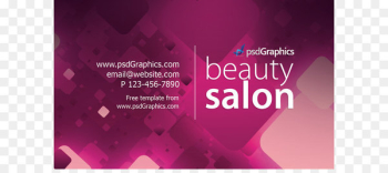 Beauty Parlour Business card Visiting card Template - business card 