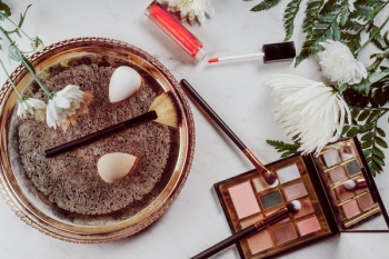 Beauty Products And Flower Beauty Products And Flower