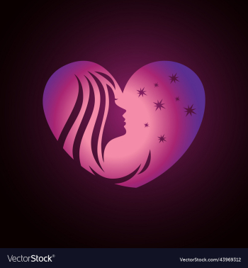 beauty woman silhouette logo beauty woman silhouette logo