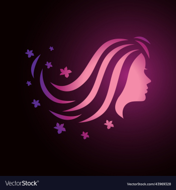 beauty woman silhouette logo beauty woman silhouette logo