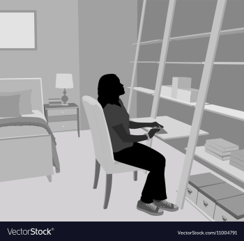 Bedroom vector image Bedroom vector image